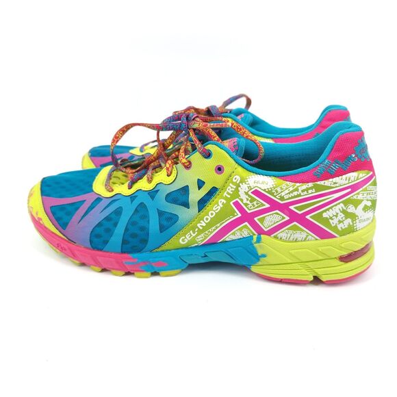 Asics Gel Noosa Tri 9 Shoes Women Size 11 T458N Multiolor Running - Picture 3 of 9